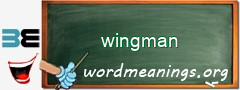 WordMeaning blackboard for wingman